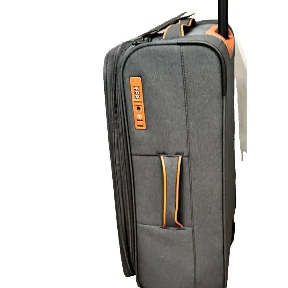 CHAMPS Classic II Collection 1-piece Softside Luggage suitcase 24”Grey GREY